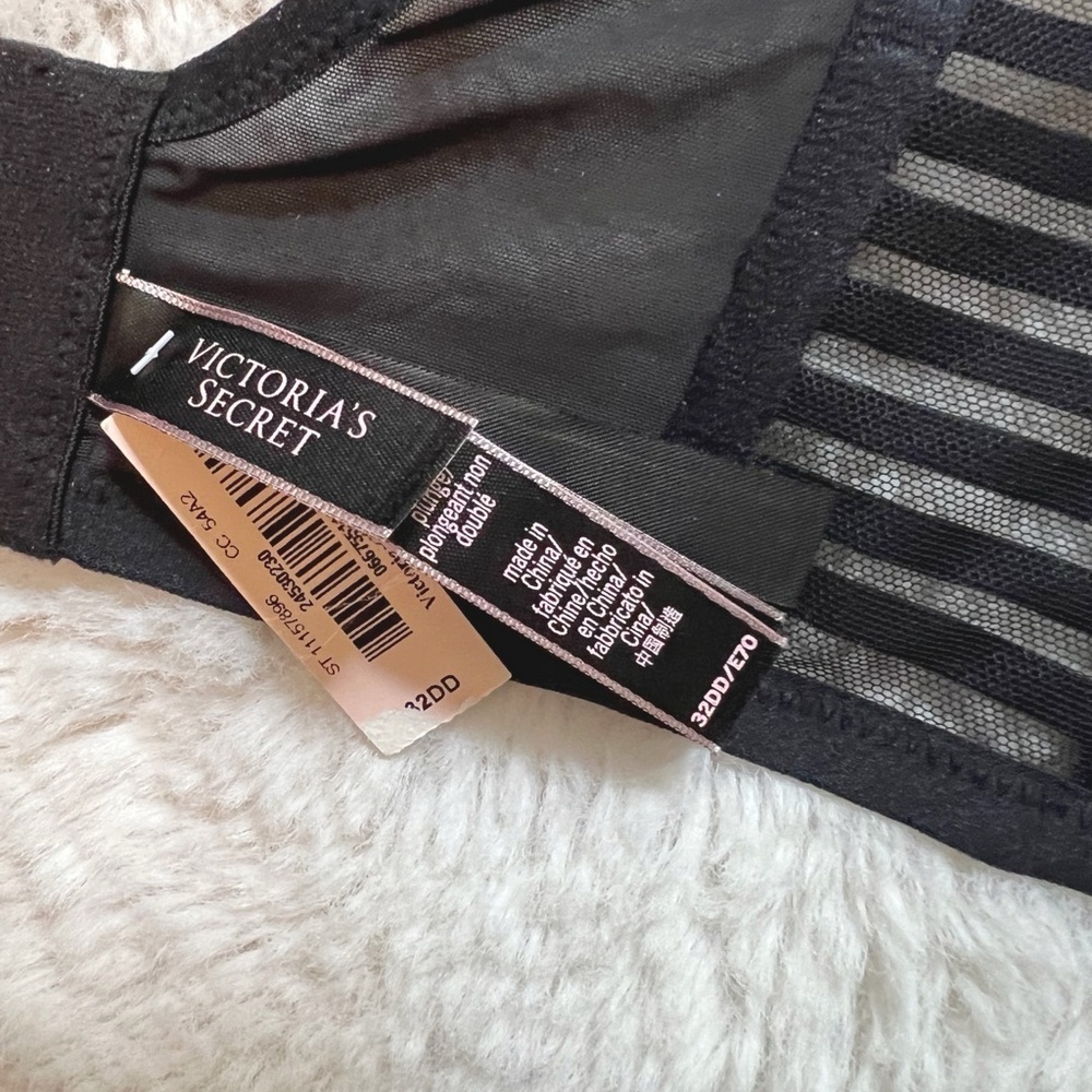NWT Victoria’s Secret Sheer Bra 32DD - Picture 4 of 4